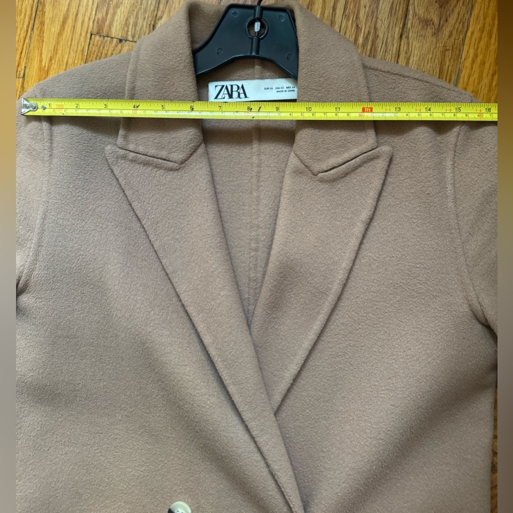 Zara Double-Breasted Wool Coat - Picture 8 of 8
